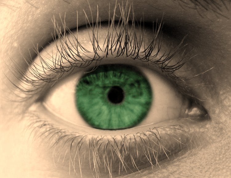 Always wanted green eyes? You can change them to that using Colored Contact Lenses ... photo by CC user weirdcolor on Flickr