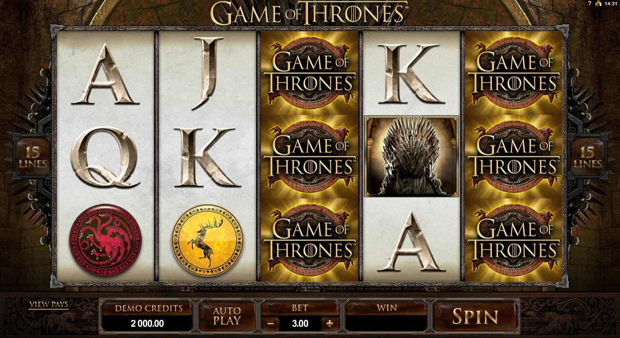 Game of Thrones is one of the best Geeky Slot Machine Games out there